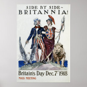 Side by side - Britannia! Britain's Day Poster