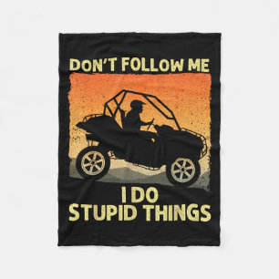 Side-by-side Design For Men Women Utv Atv Sxs Off  Fleece Blanket