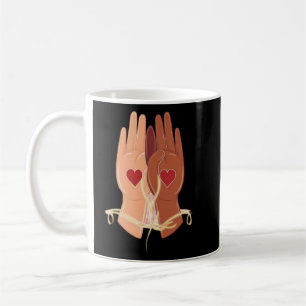 Side by Side, Heart to Heart Coffee Mug