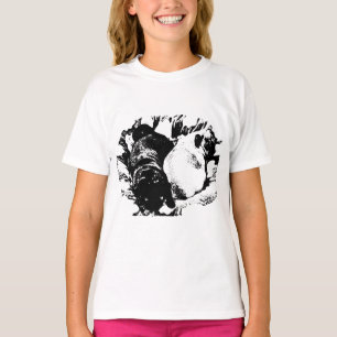 Side-by-Side Pugs at Rest T-Shirt