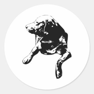 Side-Gaze Lab, Crisp Lines Classic Round Sticker