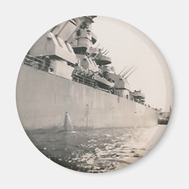 side of military navy ship magnet (Front)