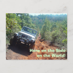 Side of the World, Here on the Side on the World! Postcard