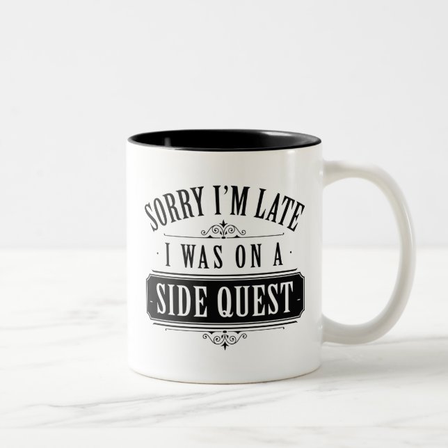 Side Quest Two-Tone Coffee Mug (Right)