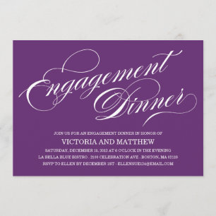 SIDE SCRIPT   ENGAGEMENT DINNER INVITATION