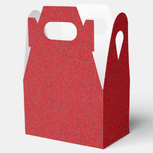 Side-Split Tomato Red Gable Favour Box – Customise