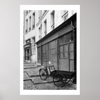 Side Street in Paris Poster