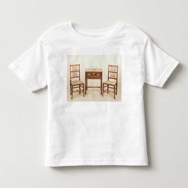 Side table and pair of spindle back chairs toddler T-Shirt (Front)