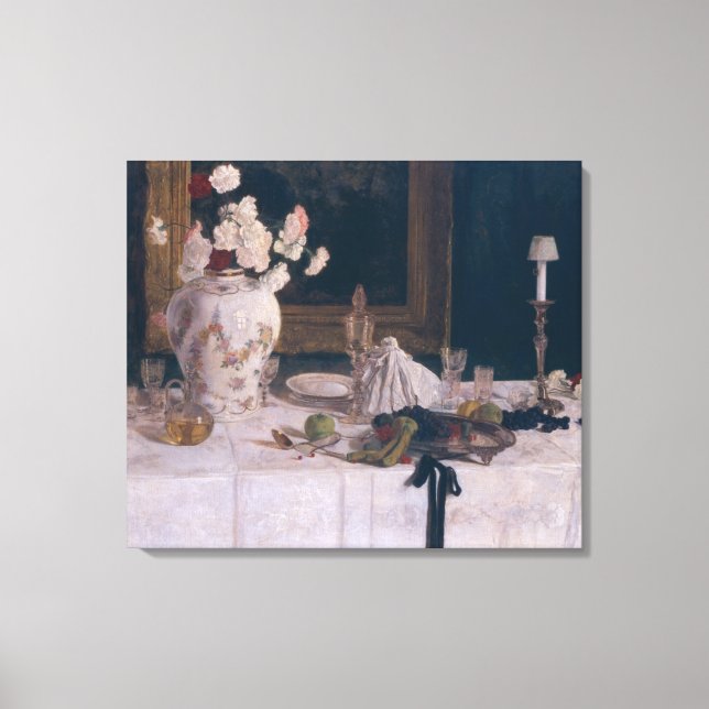 Side Table Canvas Print (Front)