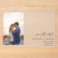 Side V Photo Modern Save the Date