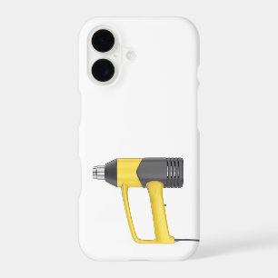 Side view of yellow electric heat gun