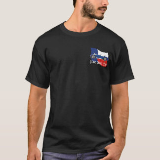 Side View, Texas Cobra Club with flag T-Shirt
