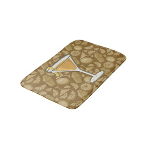 Sidecar cocktail bath mat