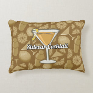 Sidecar Cocktail Decorative Cushion
