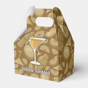 Sidecar cocktail favour box