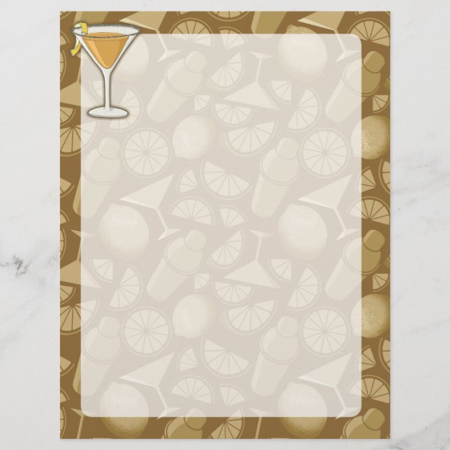 Sidecar cocktail flyer (Front)