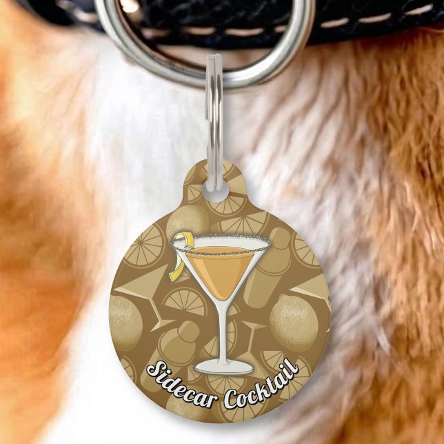 Sidecar cocktail pet tag (Creator Uploaded)