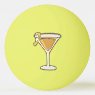 Sidecar cocktail ping pong ball