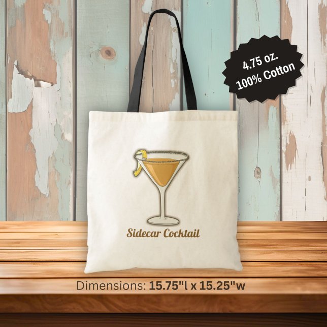 Sidecar cocktail tote bag (Creator Uploaded)
