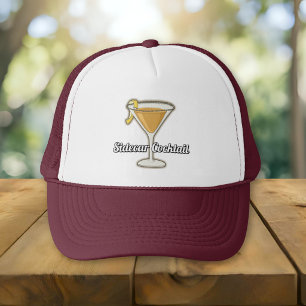 Sidecar cocktail trucker hat