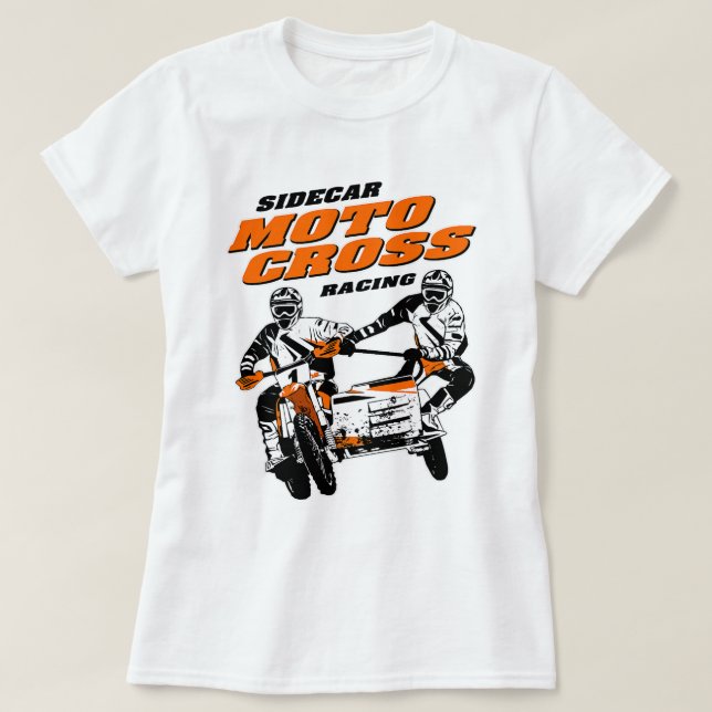 Sidecarcross Side Car Moto Cross T-Shirt (Design Front)