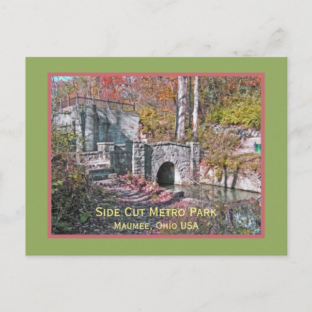 "SIDECUT METROPARK/MAUMEE,OHIO USA" POSTCARD (Front)