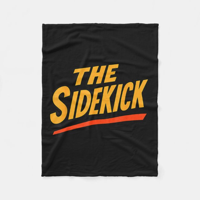 Sidekick Easy Halloween Matching Superhero Costume Fleece Blanket (Front)