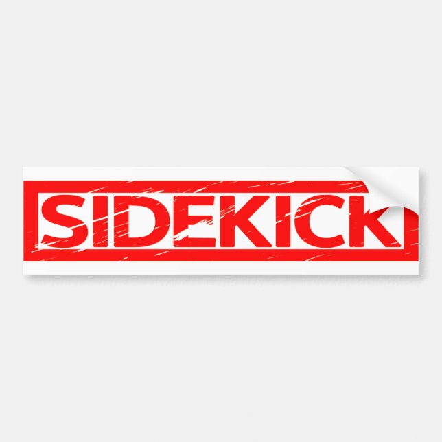 Sidekick Stamp Bumper Sticker (Front)