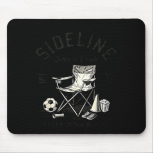 Sideline Social Club Cheer Snack Repeat Soccer Mom Mouse Pad