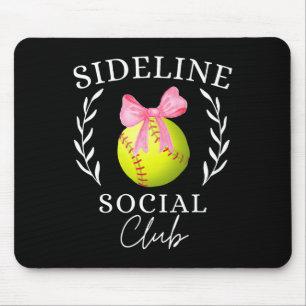 Sideline Social Club Coquette Softll Mom Sister Gr Mouse Pad