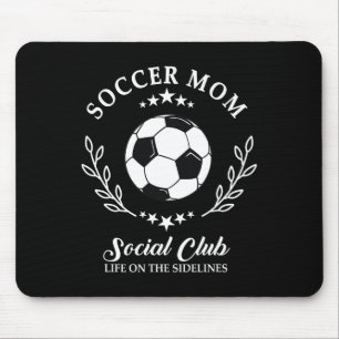 Sideline Social Club Soccer Mum Game Day Outfit Fo Mouse Pad