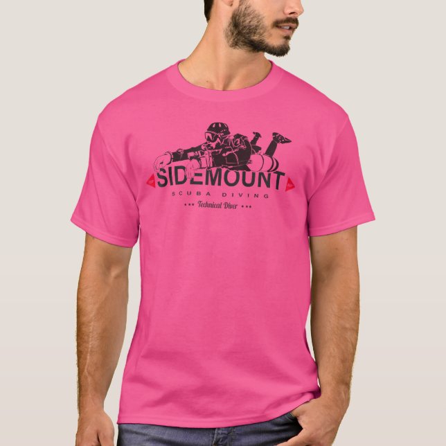 Sidemount Tec Diving Cave T-Shirt (Front)