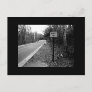 Sidewalk Ends Postcard