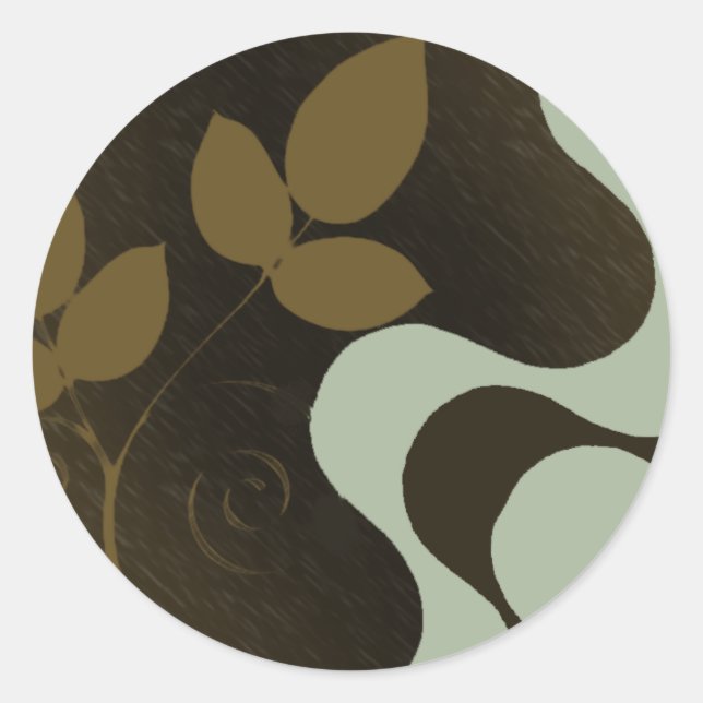 sidewalk of copa rounded classic round sticker (Front)
