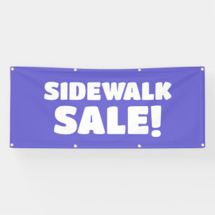 Sidewalk Sale! Purple Banner