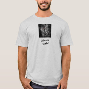 Sidewalk Surfer Pro Image Grey Skater T-Shirt