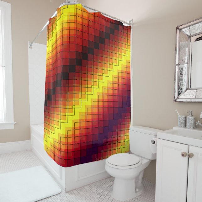 Sideways...... Shower Curtain (In Situ)