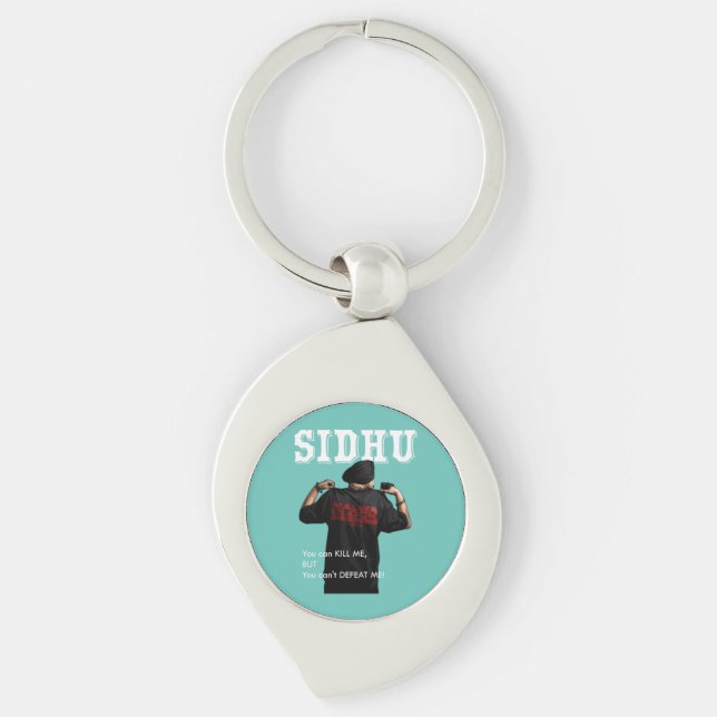 Sidhu Moosewala Desi Merch Punjabi  Pullover  Key Ring (Front)