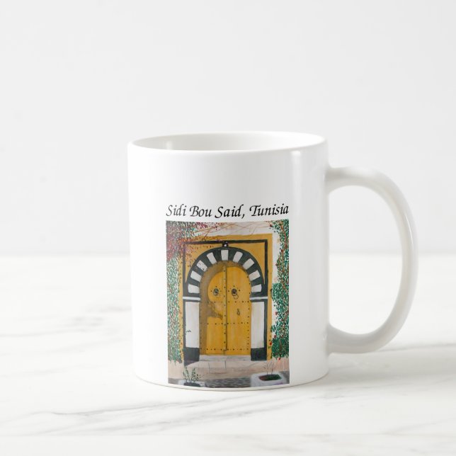 Sidi Bou Said, Tunisia Coffee Mug (Right)