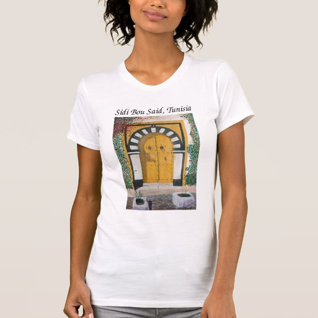 Sidi Bou Said, Tunisia T-Shirt (Front)