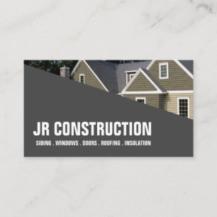 SIDING WINDOWS DOORS ROOFING INSULATION BUSINE BUSINESS CARD