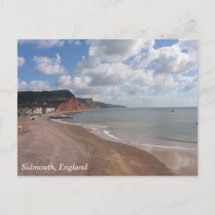 Sidmouth Beach Postcard