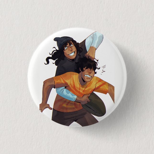 sidney and jo noogie button (Front)