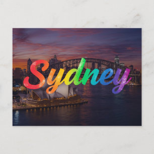 Sidney australia postcard
