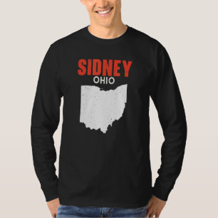 SIDNEY Ohio USA State America Travel Ohioan T-Shirt