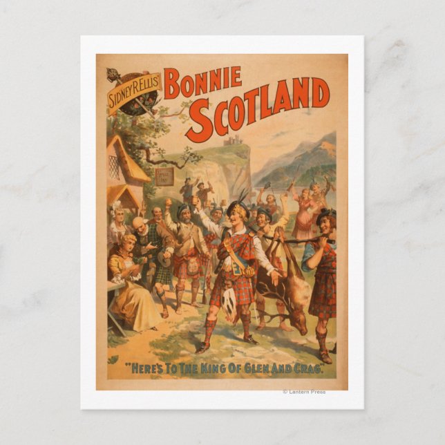 Sidney R. Ellis' Bonnie Scotland Scottish Play 3 Postcard (Front)