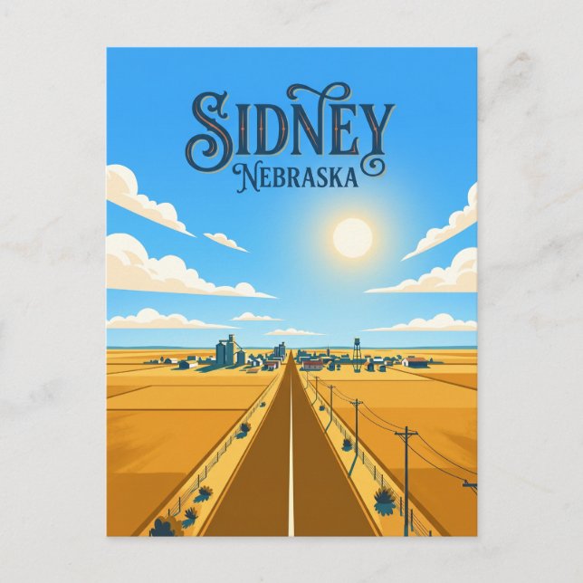 Sidney USA Postcard (Front)