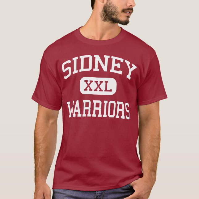 Sidney - Warriors - Middle - Sidney New York T-Shirt (Front)