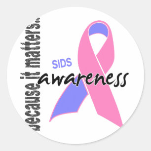 SIDS Awareness Classic Round Sticker