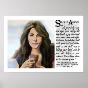 Siduri's Advice Poster